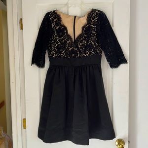 Black and Nude Dress. Size 8.